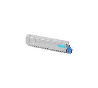 PRIMA4 - 47095703 Cyan Toner Compatible avec Imprimantes Oki C824, C834, C844-5k Pages
