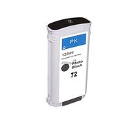 PRIMA4 - C9370A 72 130ml Noir Photo Cartouche d'encre Compatible avec Plotter HP DesignJet T1100, T1200, T1300, T2300