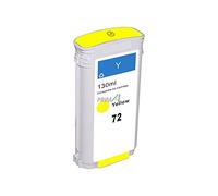 PRIMA4 - C9373A 72 130ml Jaune Cartouche d'encre Compatible avec Plotter HP DesignJet T1100, T1200, T1300, T2300