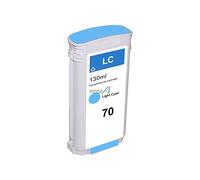 PRIMA4 - C9390A 70 220ml Cyan Clair Cartouche d'encre Pigmentée Compatible avec Plotter HP Z2100, Z3100, Z3200, Z5200