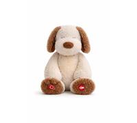 Primabobo Jouet en Peluche pour Chien à Bruit Blanc - Aide au Sommeil pour bébé avec Sons apaisants, Chiot Doux et Douillet pour Nouveau-nés et Tout-Petits - Jouet apaisant et Confortable
