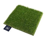 Primaflor Gazon Artificiel Milo 37 mm 200x50 cm Herbe Artificielle extérieure très réaliste, perméable à l’Eau, résistante UV & intempéries, Vert avec Touches Brunes, pour Jardin, Balcon et terrasse