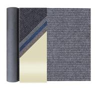 Primaflor - Ideen in Textil Tapis de Couloir Atlas- Gris Clair moucheté, 1,00m x 1,00m, Tapis de Couloir Passage, Tapis Antidérapant et Robuste pour Cuisine et Couloir