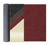 Primaflor - Ideen in Textil Tapis de Couloir GIN - Rouge, 2,00m x 1,00m, Tapis de Couloir Passage, Tapis Antidérapant Robuste pour Cuisine et Couloir