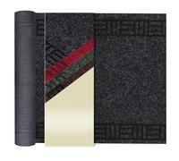 Primaflor - Ideen in Textil Tapis de Couloir Primavera - Anthracite, 0,66m x 2,00m, Tapis Au Mètre Robuste et Antidérapant | Tapis de Passage pour Entrée, Cuisine, Couloir