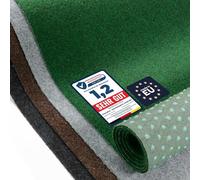 Primaflor Tapis de Gazon Comfort 400x150 cm Vert Gazon Artificiel extérieur 5 mm, Doux, Surface Plane, perméable à l’Eau, Dos à Picots antidérapants, Largeur 2 ou 4 m au mètre Jusqu’à 50 m