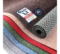 Primaflor Tapis de Gazon Green 133x100 cm Marron Gazon Artificiel extérieur 8 mm Doux & perméable, résistant UV/intempéries, Surface Plane, Dos à Picots - pour Balcon/terrasse