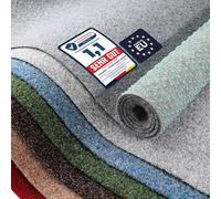 Primaflor Tapis de Gazon Green 200x500 cm Gris-blavós Gazon Artificiel extérieur 8 mm Doux & perméable, résistant UV/intempéries, Surface Plane, Dos à Picots - pour Balcon/terrasse