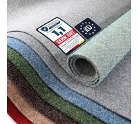 Primaflor Tapis de Gazon Green 200x700 cm Gris Gazon Artificiel extérieur 8 mm Doux & perméable, résistant UV/intempéries, Surface Plane, Dos à Picots - pour Balcon/terrasse