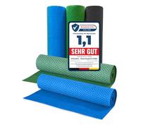 Primaflor Tapis de Gazon Park 400x200 cm Bleu Gazon Artificiel extérieur pour Balcon & terrasse, perméable à l’Eau, résistant UV/intempéries, Doux, Surface Plane, Dos à Picots, 8 mm