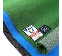 Primaflor Tapis de Gazon Park 400x300 cm Vert Gazon Artificiel extérieur pour Balcon & terrasse, perméable à l’Eau, résistant UV/intempéries, Doux, Surface Plane, Dos à Picots, 8 mm