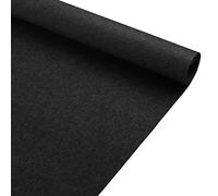 Primaflor Tapis de Mariage Dublin - Anthracite, 2,00m x 3,50m, Tapis D'événement, Cérémonie, Fête, Gala et Autres | Résistance au feu B1 | Tapis au Mètre