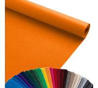 Primaflor Tapis de Mariage Dublin - Orange, 1,00m x 13,00m, Tapis D'événement, Cérémonie, Fête, Gala et Autres | Résistance au feu B1 | Tapis au Mètre