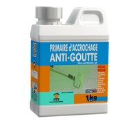 Primaire d’Accrochage Anti-Gouttes 1kg - Sous-Couche Préparatrice pour Supports Lisses - Adhérence Renforcée - Usage Intérieur et