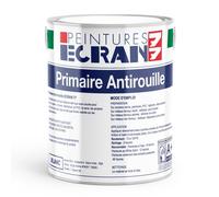 Primaire d'accrochage antirouille, protection des métaux ferreux, peinture sous-couche métal 1 litre Blanc