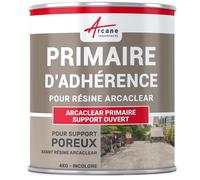 Primaire d'Accroche Support Poreux pour Résine Étanchéité - ARCACLEAR 4 kg | Primaire d'Accroche Support Poreux, Béton, Pierre, Avant Résine Étanchéité Arcaclear, Effet Mouillé - Arcane Industries