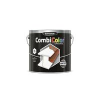 Primaire de protection antirouille et finition CombiColor Original blanc pur RAL 9010 seau 2,5 l RUST-OLEUM 7392.2.5