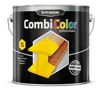 Primaire de protection antirouille et finition CombiColor Original jaune zinc RAL 1018 seau 2,5 l RUST-OLEUM 7343.2.5