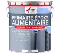 Primaire Époxy Alimentaire Cuve Béton, Acier 1 kg | Primaire Époxy Contact Alimentaire, Barrière Anti-Humidité, Obstrue les Pores du Béton, sans Solvant - Arcane Industries