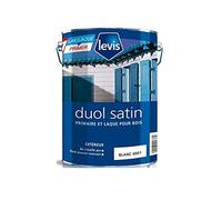 Primaire et laque pour bois Duol Levis satin blanc - Contenance: Pot de 1 L
