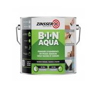 Primaire - RUSTOLEUM - Zinsser Bin Aqua - 2.5L - Blanc - Mat - Intérieur