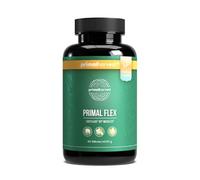 PRIMAL FLEX ARTRO PLUS - 60 capsules hautement dosées & testées en laboratoire avec magnésium, vitamine C pour des os solides. Inspiré de l'Ayurveda, acide hyaluronique, collagène inclus.