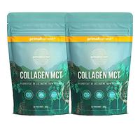 Primal Harvest Collagen poudre - 30 portions Premium Collagen Complex - alimentation durable à l'herbe - hydrolysat de collagène- goût neutre & solubilité optimale (2 Bags (30 Servings), MCT)
