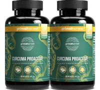 Primal Harvest® Curcuma Proactiv - 120 capsules de curcuma - Extrait de curcuma - Poudre de curcuma bio avec BioPerine - Capsules de curcuma - 95% curcumioïdes - Testé en laboratoire
