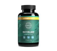 Primal Harvest® Multi-Collagen- 120 capsules de collagène hautement dosées- Premium Complex pour les cheveux, la peau, les ongles, les articulations & les intestins- sans gluten et soja