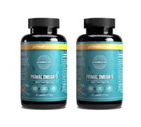 Primal Harvest Omega 3s - Supplément d'huile de poisson avec acides gras EPA et DHA ainsi que vitamine E, pour hommes et femmes