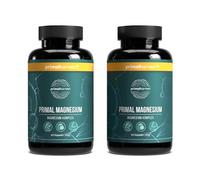 Primal Magnesium par Primal Harvest - Complexe de supplément de magnésium avec Malate de Magnésium, Biglycinate, Dicitrate Tri-Magnésium, Zinc et Vitamine C, 60 Capsules (2 Pack (60 Count))