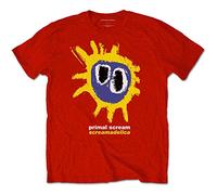 Primal Scream - T-Shirt # L Unisex Red # Screamadelica [Import]