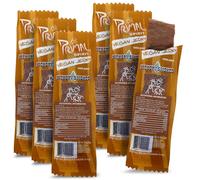 Primal Spirit, Vegan Meatless Jerky Strips - High Energy, High Protein, Non-GMO, 93% Fat-Free Snacks, Vegan Jerky - 28g, Pack of 6 Hickory Smoked Flavour