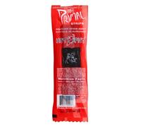 Primal Spirit, Vegan Meatless Jerky Strips - High Energy, High Protein, Non-GMO, 93% Fat-Free Snacks, Vegan Jerky - 28g, Pack of 24 Hot & Spicy Flavour