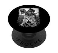 Primal Surprise Cat libère Un Singe farfelu PopSockets PopGrip Adhésif