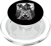 Primal Surprise Cat libère Un Singe farfelu PopSockets PopGrip pour MagSafe