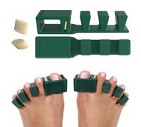 PrimalStep APEX Séparateurs d'orteils réglables - Plus de 50 % plus épais et plus durables - Recommandé par les médecins - S'étire pour s'adapter - Lot de 4 paquets réglables (1 paire de tailles S/M