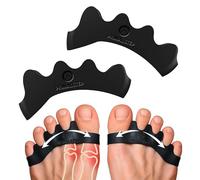 PRIMALSTEP Séparateurs d'orteils - 50 % plus épais et plus durables - Corrigent les douleurs du pied et de l'oignon, la fasciite plantaire - Redresseur d'orteils recommandé par le Dr pour améliorer la