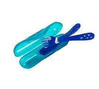primamma 006311 Boîte à couverts avec fourchette et cuillère - Bleu/Vert