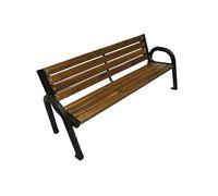Primario Grande Banc de jardin, banc de parc, en bois, meubles de jardin, avec capacité de charge de 350 kg, résistant aux intempéries, design scandinave (Primario noyer, 200 cm, longueur totale du