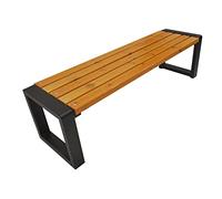 Primario Grande Banc Jardin Exterieur en Bois - Banc de Jardin Extérieur avec Une Capacité de Charge de 350kg - Banquette Jardin, Parc (Grande-BO Chêne Clair, 175cm - Longueur du Siège)