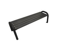 Primario Grande Primario-BO Banc de jardin, banc d'extérieur en bois solide résistant aux intempéries, design scandinave (Primario-BO gris, 100 cm, longueur totale du banc, CE)