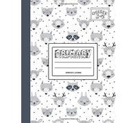 Primary Composition Notebook & Journal: Grades K-2: 100 Page Creative Writing Tablet For Kindergarten, First & Second Grade To Learn To Draw & Write: Fox, Wolf & Deer Cover 34