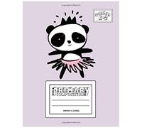 Primary Composition Notebook & Journal: Grades K-2: 100 Page Creative Writing Tablet For Kindergarten, First & Second Grade To Learn To Draw & Write: Cute Magic Panda Cover 321