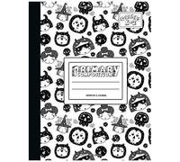 Primary Composition Notebook & Journal: Grades K-2: 100 Page Creative Writing Tablet For Kindergarten, First & Second Grade To Learn To Draw & Write: Witch, Skull & Magic Cover 41