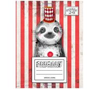 Primary Composition Notebook & Journal: Grades K-2: 100 Page Creative Writing Tablet For Kindergarten, First & Second Grade To Learn To Draw & Write: Circus Cute Sloth Cover 146