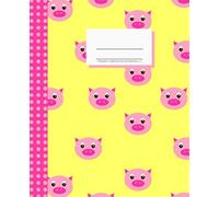 Primary Composition Notebook K-2: Learn With Luna. Draw And Write Journal 7.5x9.25 Inches. Cute Pig Faces Design. Fun Learning For Boys And Girls