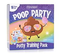 PrimaStella Kit d'apprentissage de la propreté pour bébé | Livre d'aventure et fournitures de fête pour aider les tout-petits à s'enthousiasmer à utiliser les toilettes | 16 pièces
