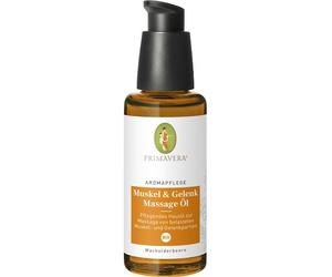 Primavera Aromatherapie Soins-aromatiquesHuile de massage aromatique pour les muscles et les articulations bio 50 ml