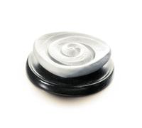 Primavera Duftstein Energiespirale Keramikteller in schwarz